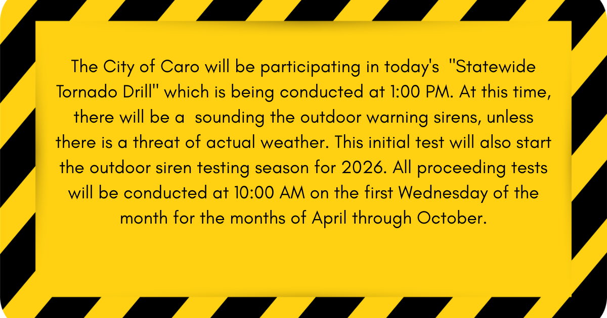 State Wide Siren Testing